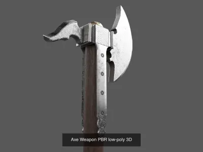 Stylized Cutlass Low-poly 3D model 3D Model Collection