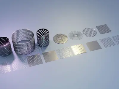 Engineering kitbash inserts pack over 70 models Low-poly 3D model