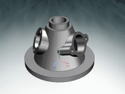 casting product 3D model