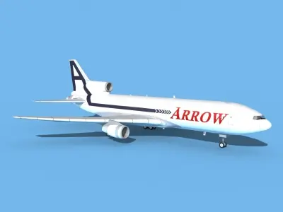Lockheed L-1011 TriStar Arrow Cargo 3D model