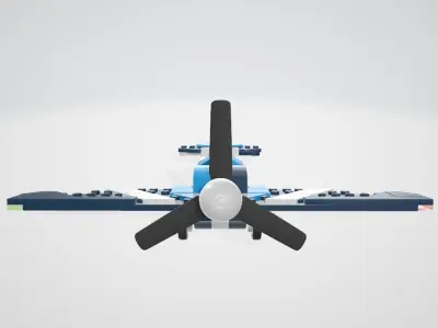 LEGO CREATOR 31160 Jet Plane Building Toy 3D model