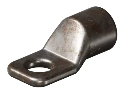 Rusty Electrical Cable Lug 3D model