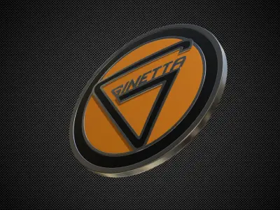 ginetta logo 3D model
