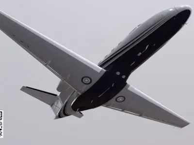 Cessna Citation M2 Low-poly 3D model