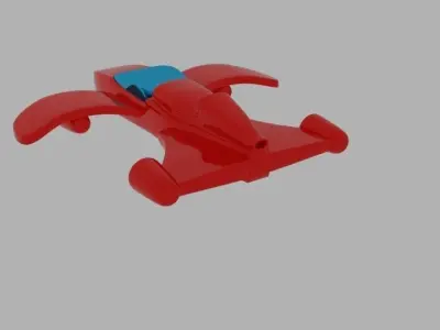 Spaceship K Jet 3D model