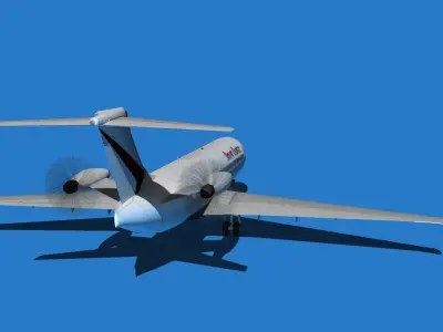 Boeing 7X7-1 Jet Fan V109 3D model