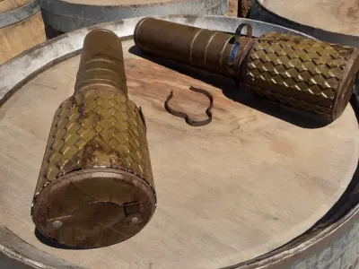 Soviet Union WW2 RGD33 Grenade 3D model