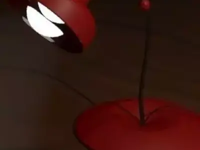 Red Lamp 3D model