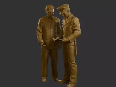 CzechoSlovak Communist Police CCP2 003 3D print model