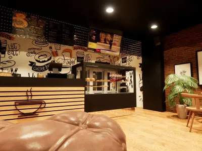COFFEE SHOP 3D model