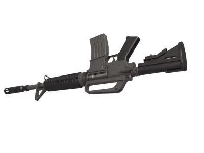 XM177 Carbine 3D model