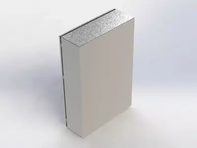 Painel Eletrico 300 x 800 x 1200 Electrical Panel 3D model