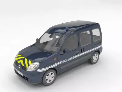 gendarmerie Renault kangoo 3D model
