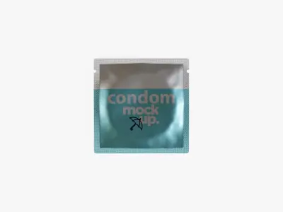 Condom Package 3D model