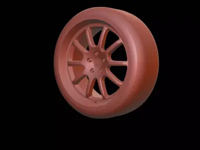 Pro Drag Track Series Low-poly 3D model