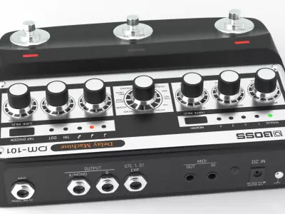 BOSS - effects pedals DM-101 3D model