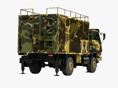 Military truck SX2110 3D model