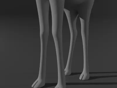 Giraffe lowpoly Low-poly 3D model