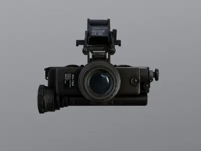 PSV 7 night vision goggles Low-poly 3D model