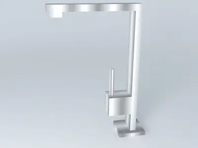 Faucet stainless steel kitchen Free 3D model
