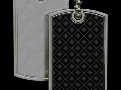 pendant dog tag bestseller 3D print model