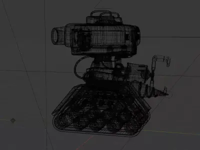Tank Bot 3D model