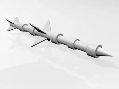 Missile 09 3D model