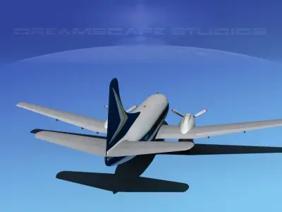 Martin 202 Executive 2 3D model