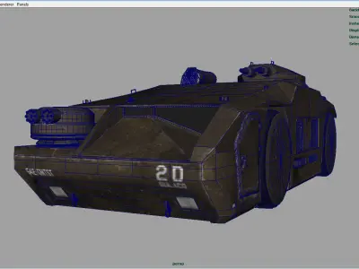 M577 APC 3D model