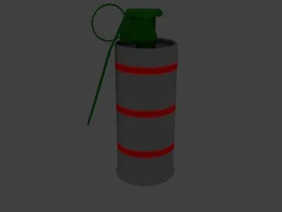 Flash Grenade Low Poly Low-poly 3D model