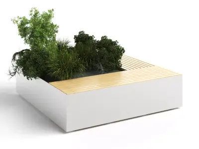 Seating  Planter 3D model