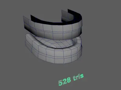 Base Mesh Pack - Tooth Free low-poly 3D model