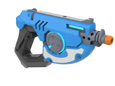 Tracer Blaster Punk Skin - Commercial - Printable - STL 3D print model
