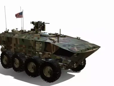  ACV 8x8 Low-poly 3D model