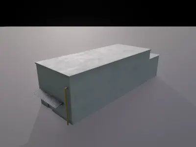 Industrial Building Free low-poly 3D model