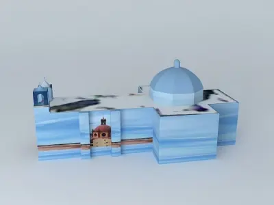 Temple of San Juan de Dios 3D model