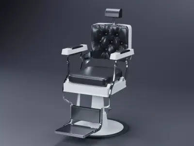 Barber Chair Free 3D model purchase