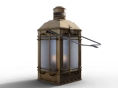 Ships Lantern Low-poly 3D model