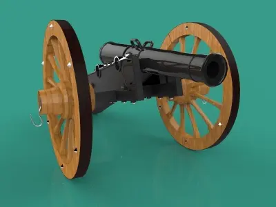 Field Gun 3D model