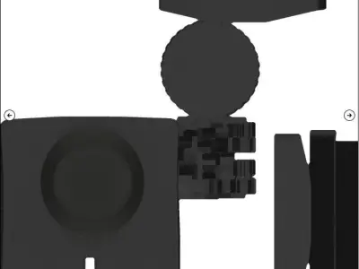 Thermostat tepcom on wall Free low-poly 3D model