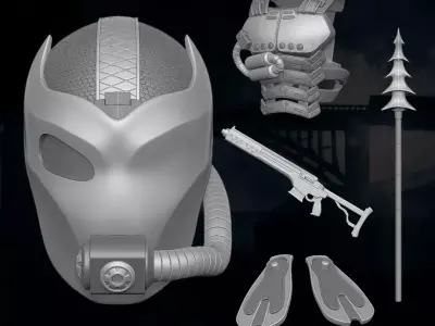 Undertow - GI Joe Fan Art 3D printable for action figures 3D print model