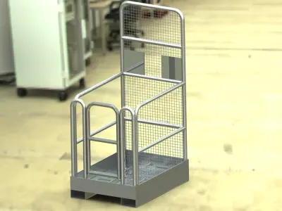 Nacelle fenwick Free 3D model