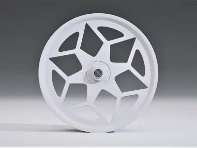 SL06 wheel Low-poly 3D model