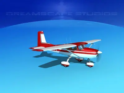 Cessna 172 Skyhawk 1958 V05 3D model