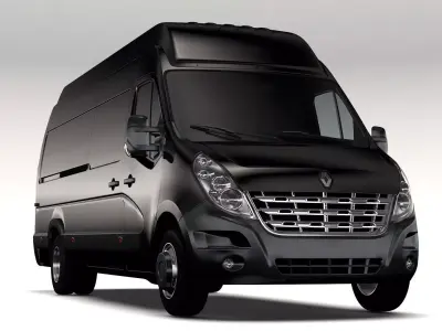 Renault Master L4H3 Van 2010 3D model