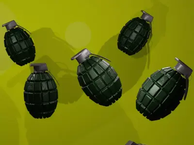Hand Grenade  Free 3D model