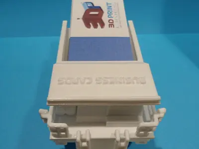 Dump truck business card holder 3D print model