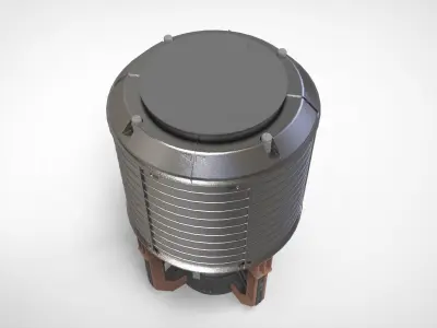 sci-fi Architecture kitbash 10 3D model