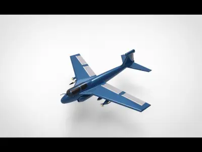 Northrop Grumman  EA-6B 3D model