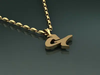 Pendant G-g1 3D print model